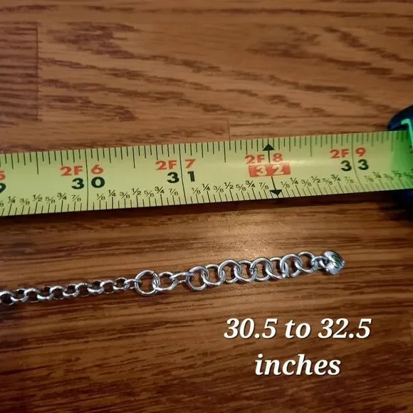 ❌️SOLD❌️BRIGHTON "Tassel in the Mix" Silver and Gold Knotted Necklace - Picture 7 of 10